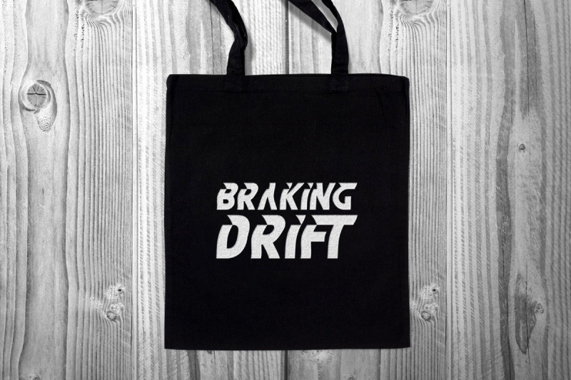 braking-drift-font