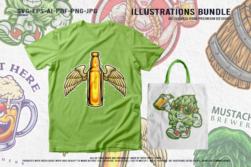 oktoberfest-girl-cartoon-and-funny-beer-mascot-artwork