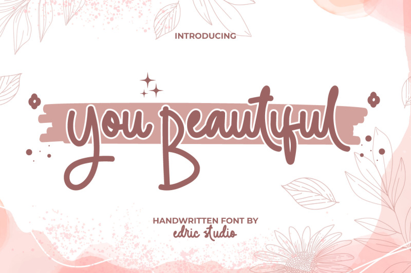 you-beautiful-font
