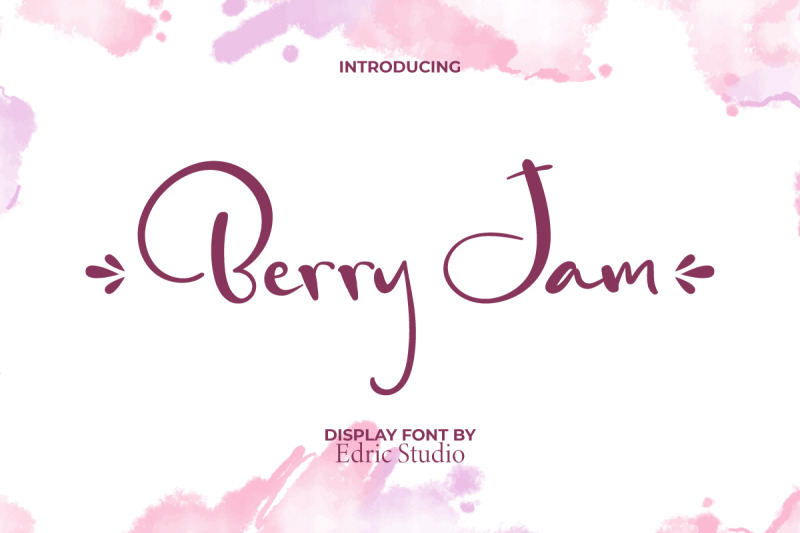 berry-jam-font