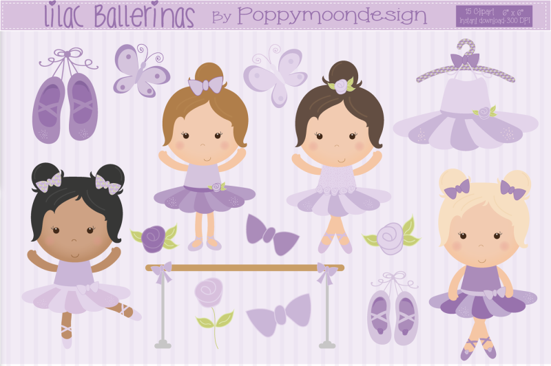 lilac-ballerinas