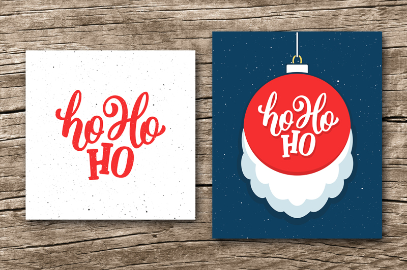 ho-ho-ho-christmas-cards-set