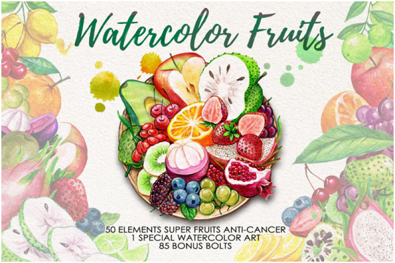 watercolor-fruits-vol-4