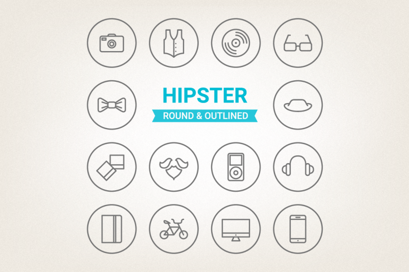 circle-hipster-icons