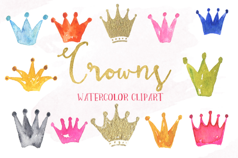 crown-watercolor-clipart