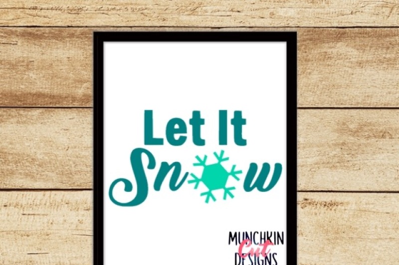 snowflake-let-it-snow-cutting-design