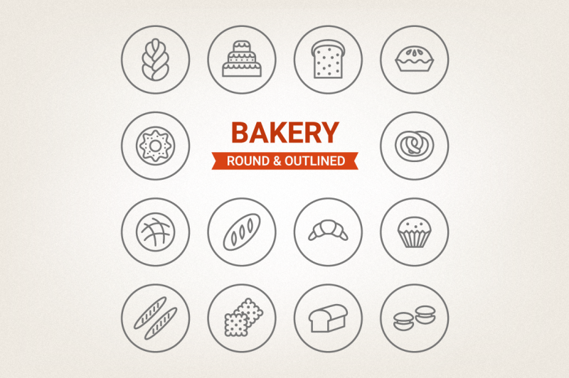 circle-bakery-icons