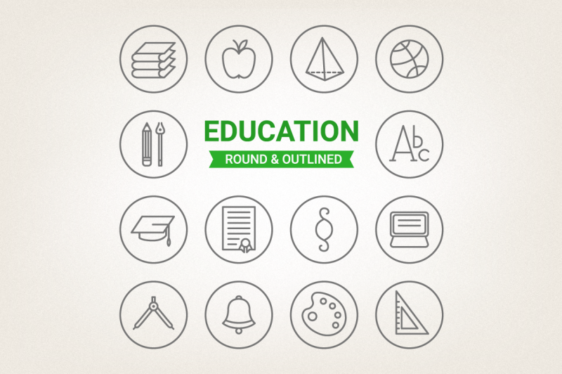 circle-education-icons