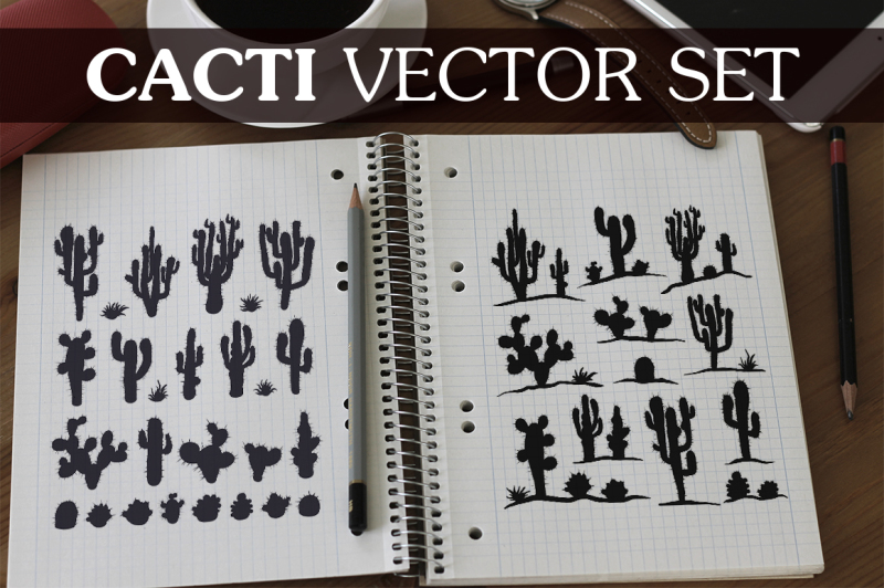 vector-cacti-set