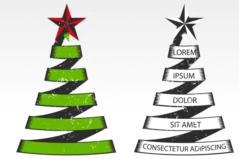 christmas-tree-made-of-ribbons