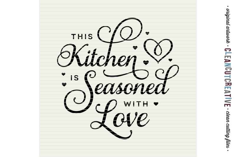 Free Free 286 This Kitchen Is Seasoned With Love Svg Free SVG PNG EPS DXF File