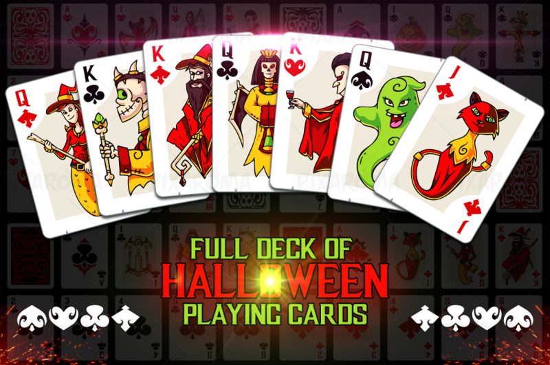 full-deck-of-halloween-playing-cards