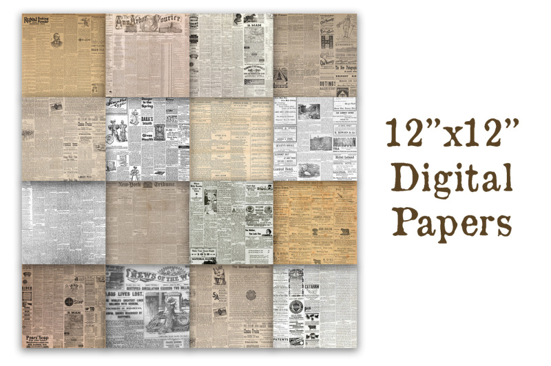 old-newspapers-digital-paper-textures