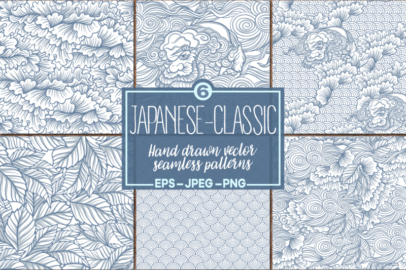 japanese-seamless-patterns-set