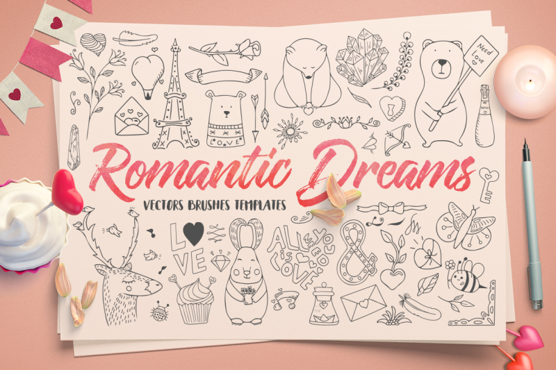 romantic-dreams-graphic-pack