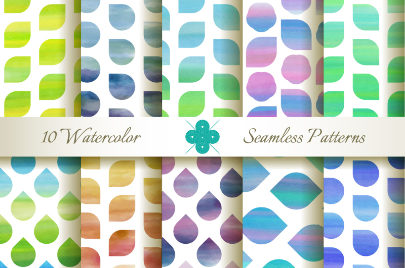 10-seamless-watercolor-patterns