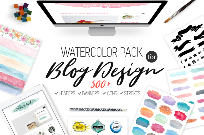 watercolor-pack-for-blog-design