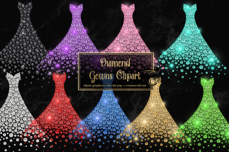 diamond-gowns-clipart