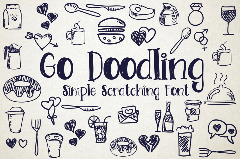 go-doodling-scratching-font-extra