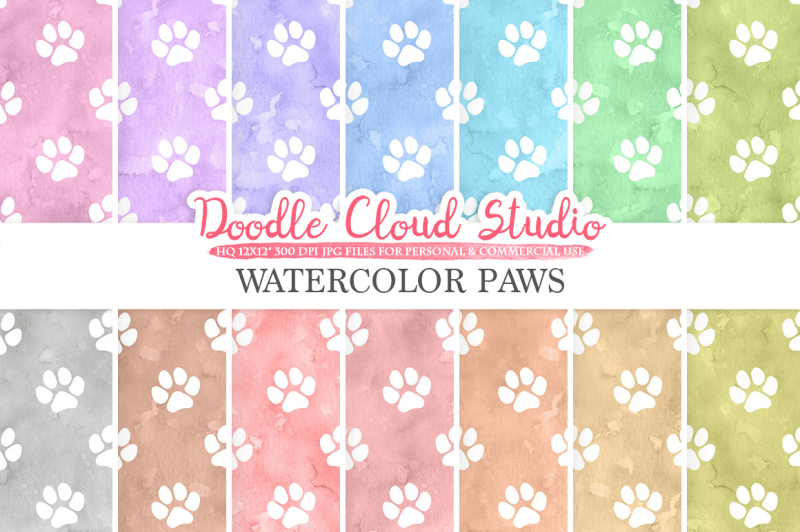 watercolor-paws-digital-paper-paw-prints-pattern-digital-paws-pastel-watercolor-background-instant-download-for-personal-and-commercial-use