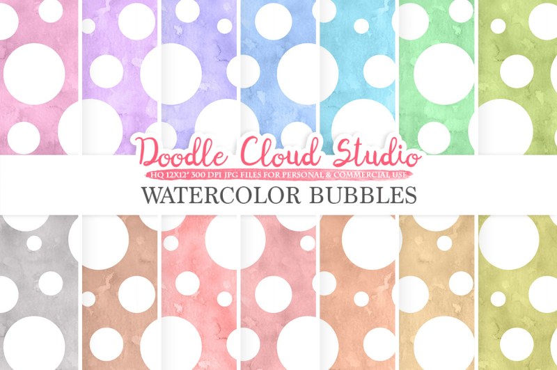 watercolor-bubbles-digital-paper-dotted-pattern-digital-dots-pastel-watercolor-background-instant-download-for-personal-and-commercial-use