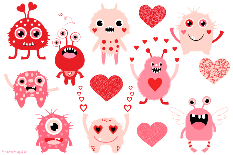 valentine-clipart-valentine-monsters-clipart-cute-pink-monster-clip-art-love-clipart