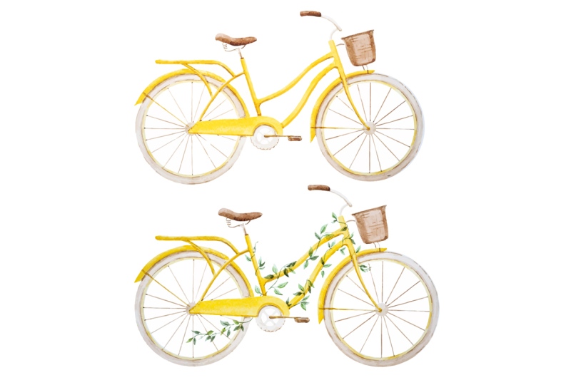 watercolor-bikes-vector