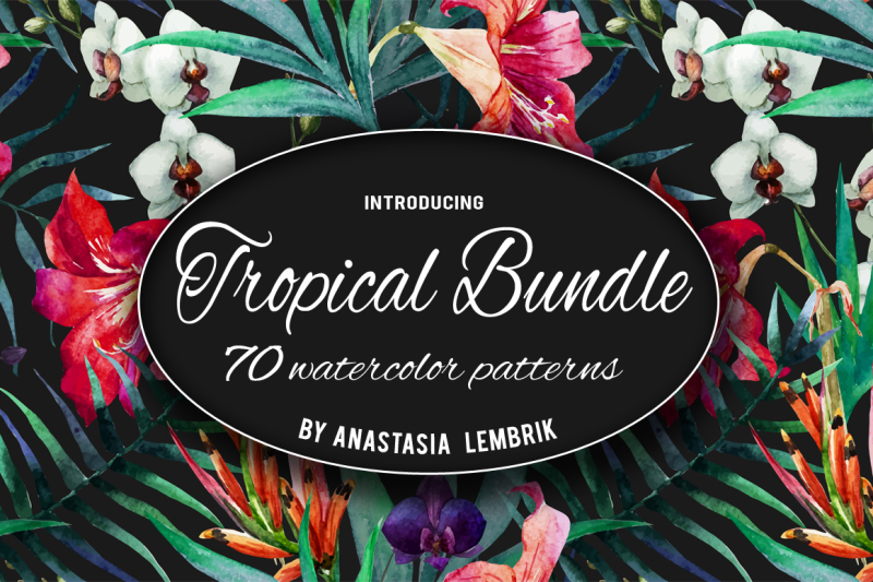 70-tropical-patterns-vector