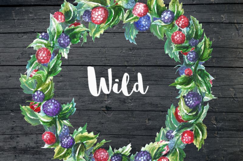 watercolor-wild-berries