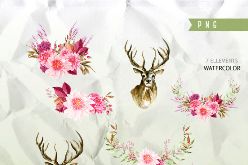 deer-amp-floral