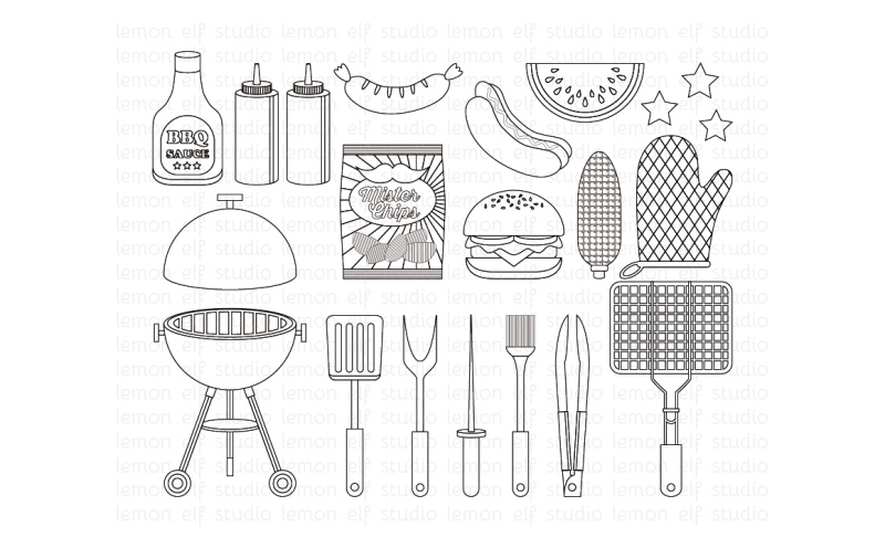 barbeque-party-digital-stamp-les-ds39