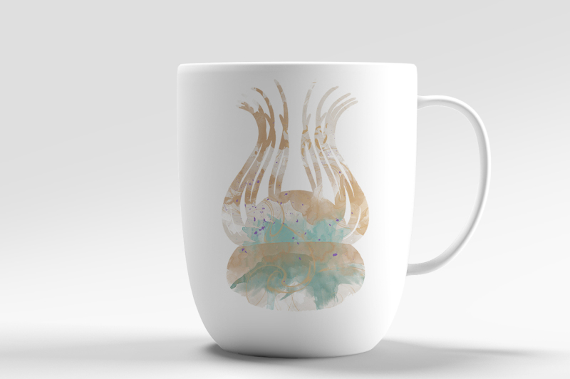 watercolor-silhouettes-jellyfish-pegantha-pantheon-medusa