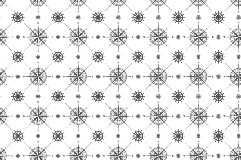 vector-seamless-compass-rose-pattern