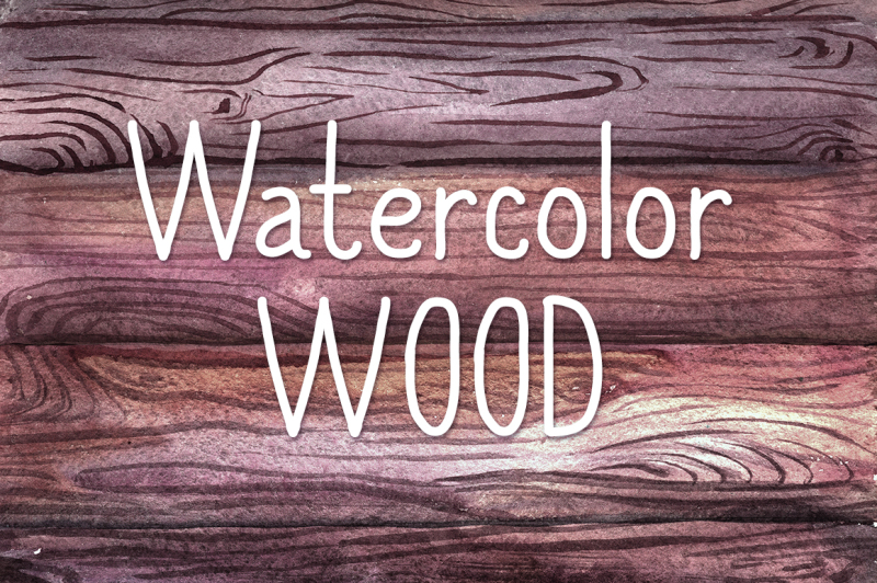 watercolor-wood
