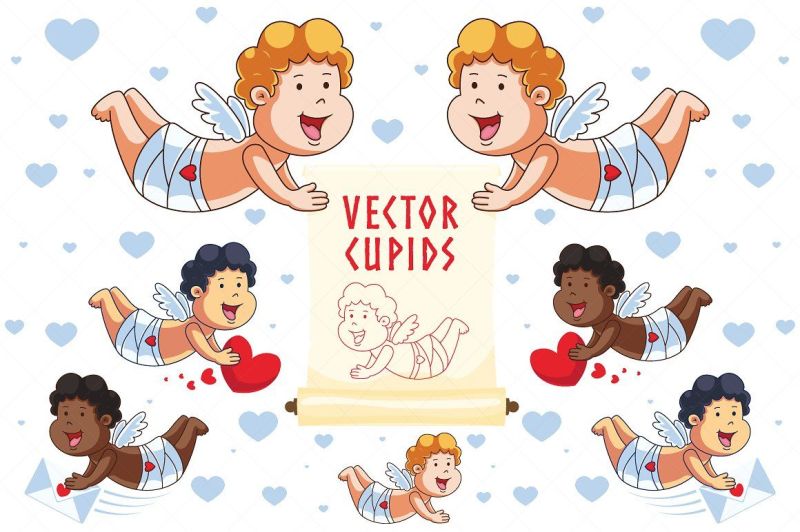 cartoon-vector-cupid-characters