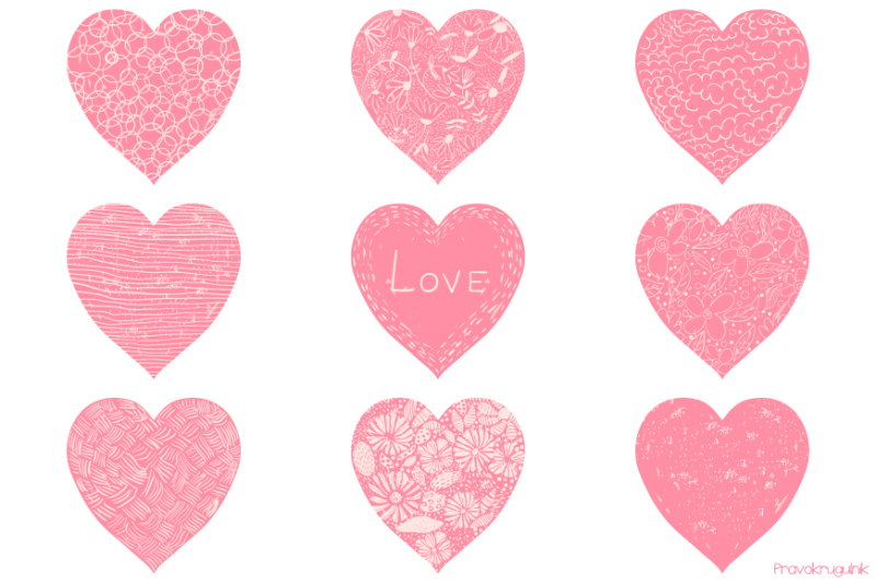pink-valentine-hearts-clipart-romantic-valentine-clip-art-hand-drawn-cute-heart-clip-art-set-love-clipart