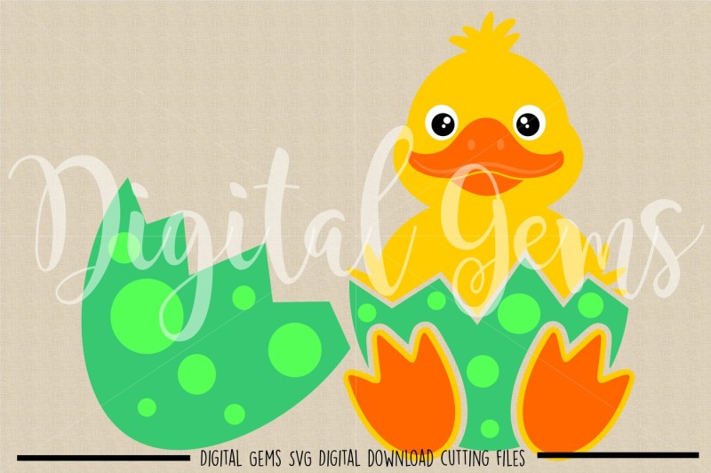 easter-duck-svg-dxf-eps-png-files