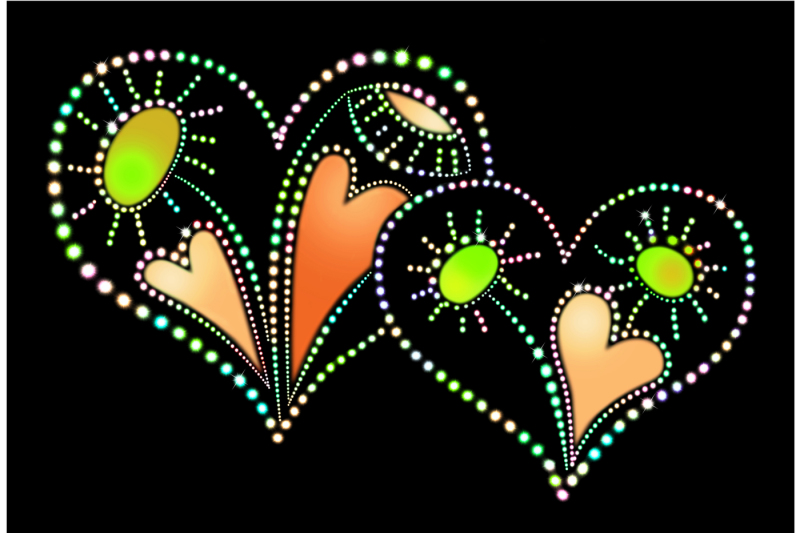 image-bright-glowing-heart-with-pattern-and-individual-elements-on-a-black-background-the-archive-contains-10-files-in-jpeg-format-300-dpi-color-and-black-and-white-images-to-design-and-work-in-excellent-quality