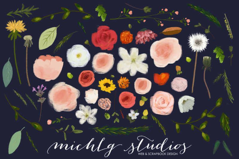 florals-and-greens-clipart