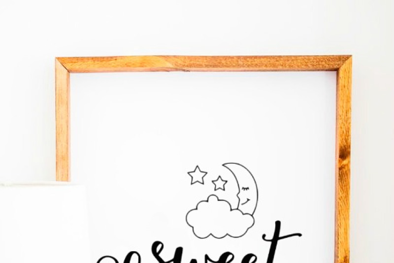 Sweet Dreams SVG and DXF EPS Cut File • Cricut • Silhouette By