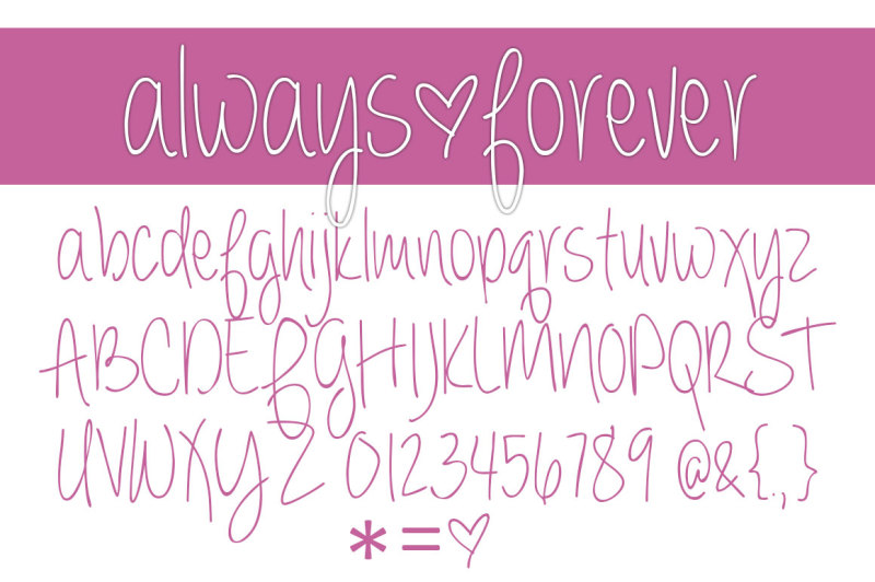 always-forever-font-family