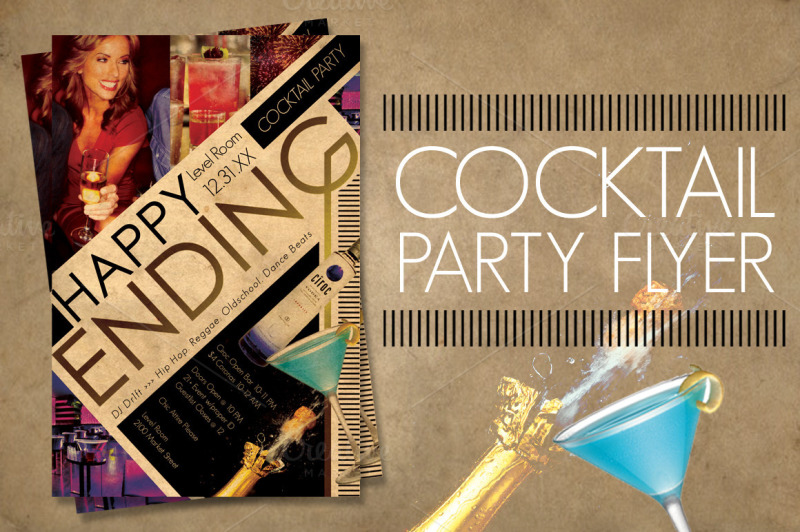 cocktail-party-flyer