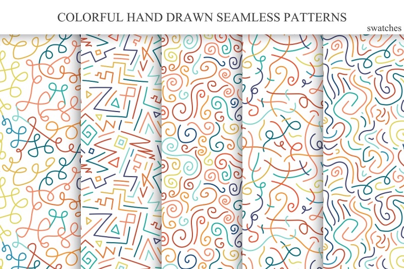 hand-drawn-seamless-colorful-patterns