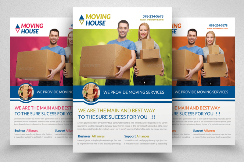 moving-house-service-flyer