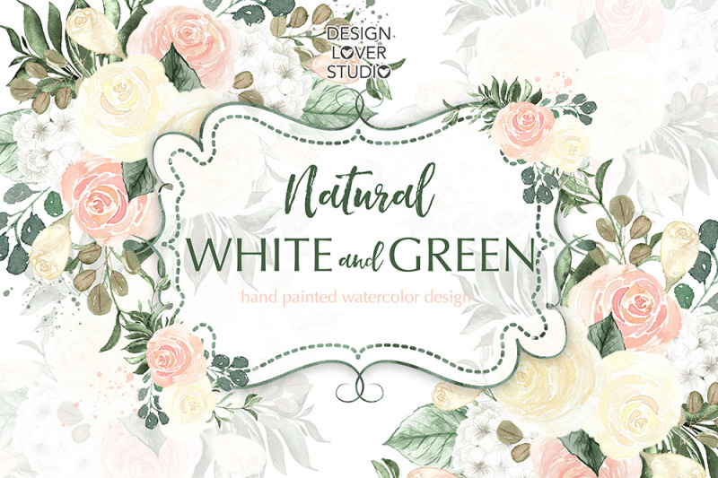 watercolor-white-and-green-flower-design