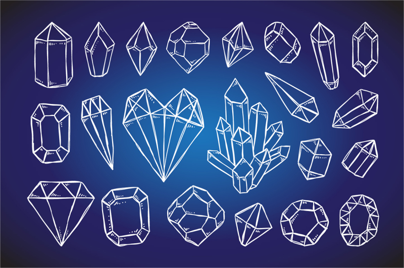 crystals-sketch-illustrations