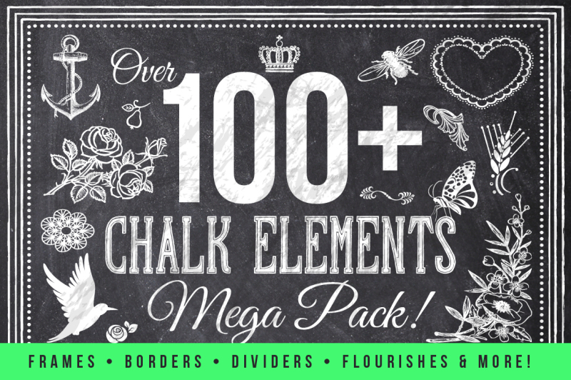 100-chalk-elements-mega-bundle