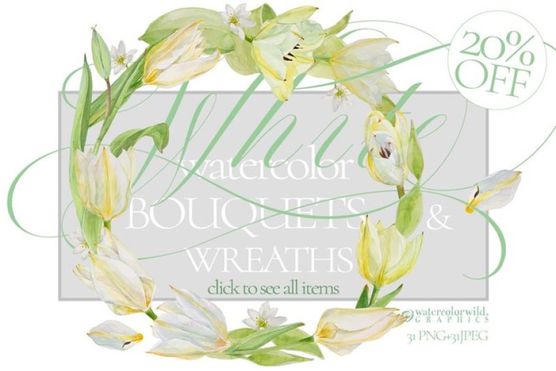white-bouquets-and-wreaths-in-watercolor