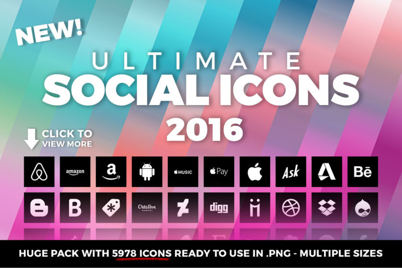 ultimate-social-icons-flat-pack-2016