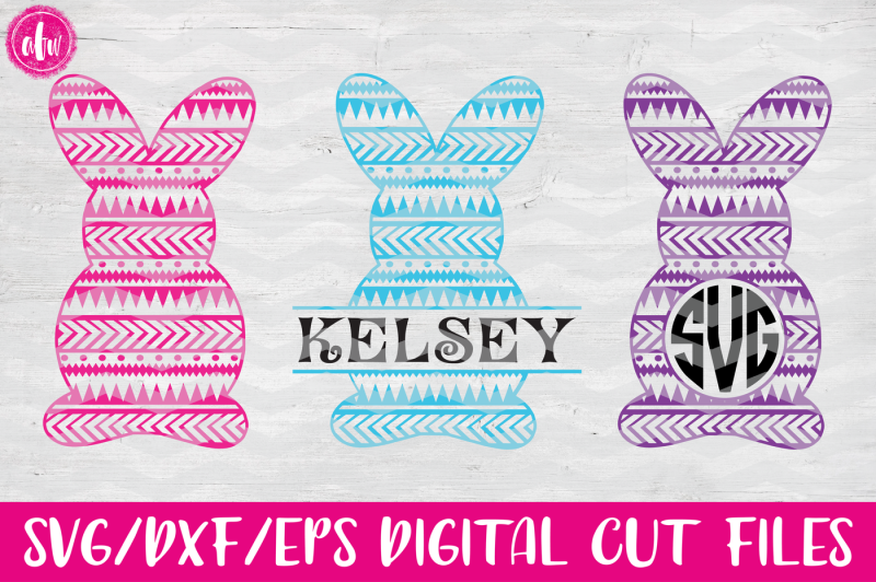 aztec-tribal-easter-bunny-svg-dxf-eps-cut-files